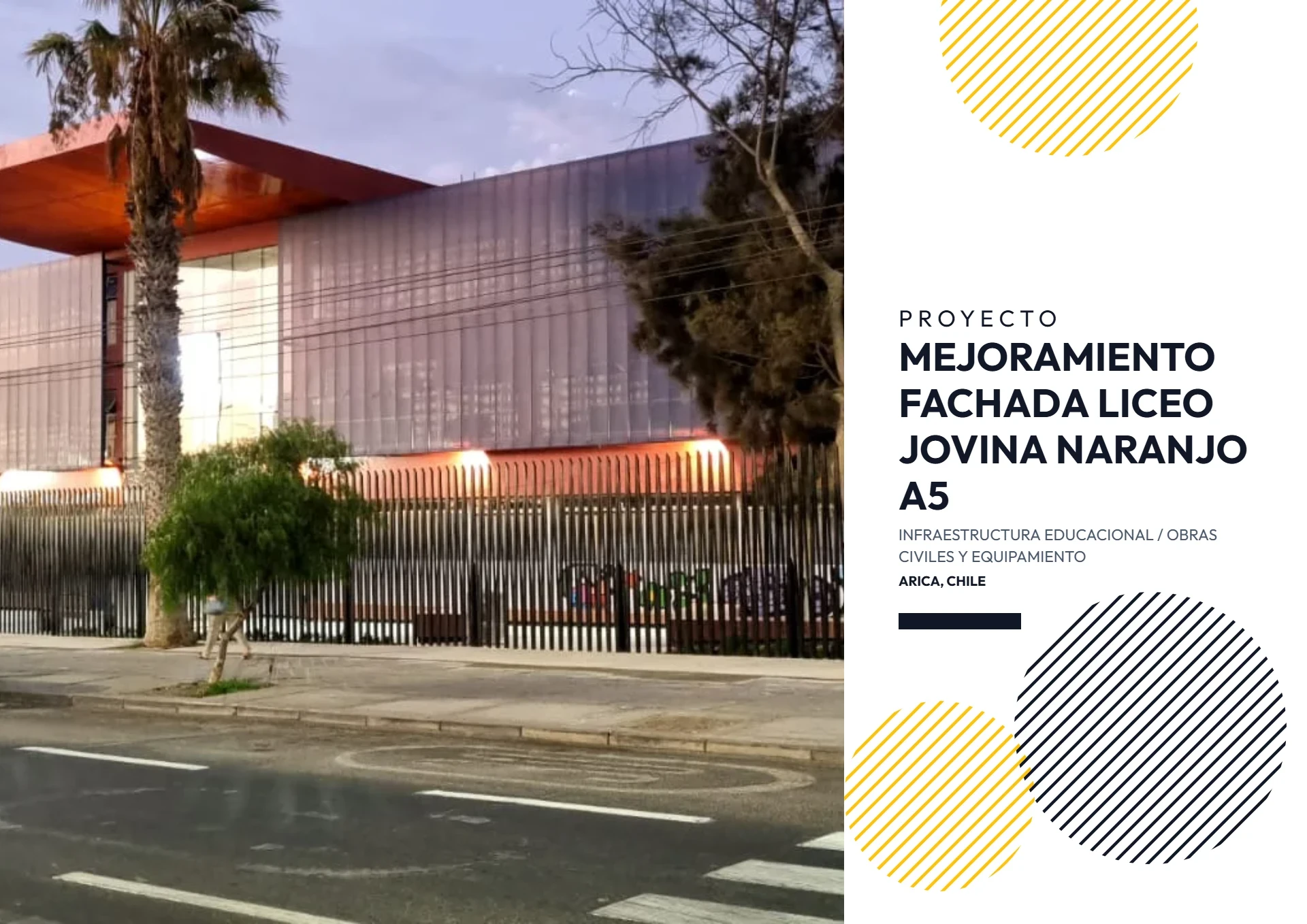 Mejoramiento fachada Liceo Jovina Naranjo A5